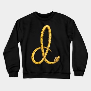 D - Green tree python Crewneck Sweatshirt